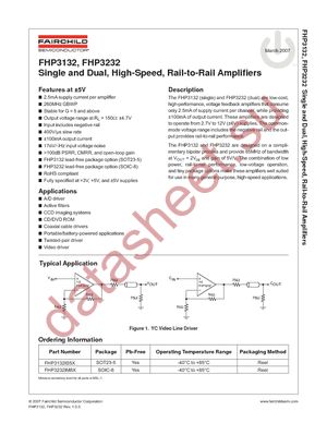 FHP3132IS5X datasheet  